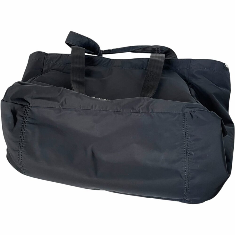 Athleta All About Tote Bag Black Nylon Lightweight Gym Travel Tote - Picture 9 of 10